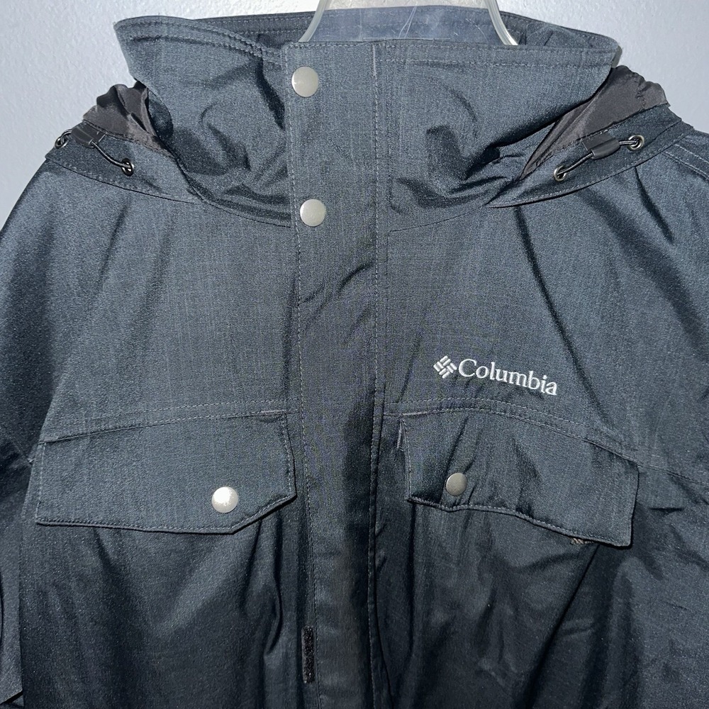 Columbia Bugaboo II Jacket Mens XXL Black Thermal Coil 3 in 1 Interchange WM0817